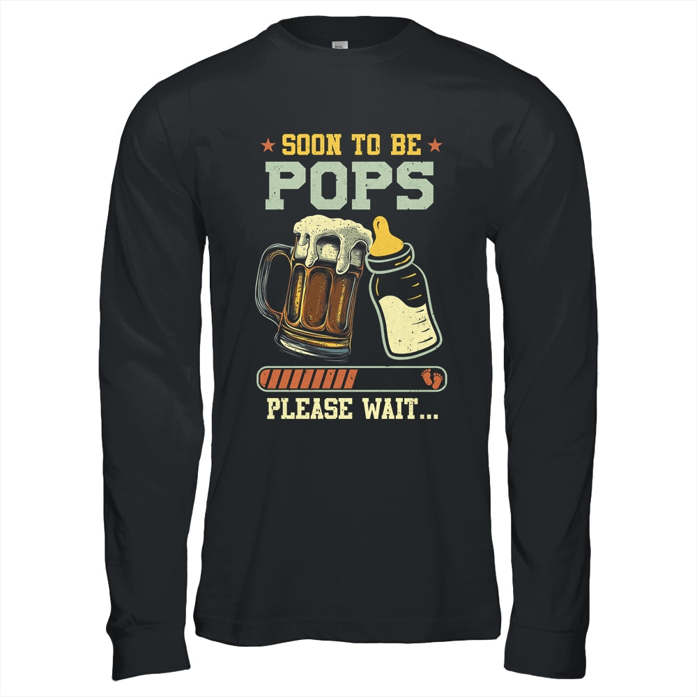 Soon To Be Pops Est 2025 Pregnancy Announcement Loading Shirt & Hoodie | siriusteestore