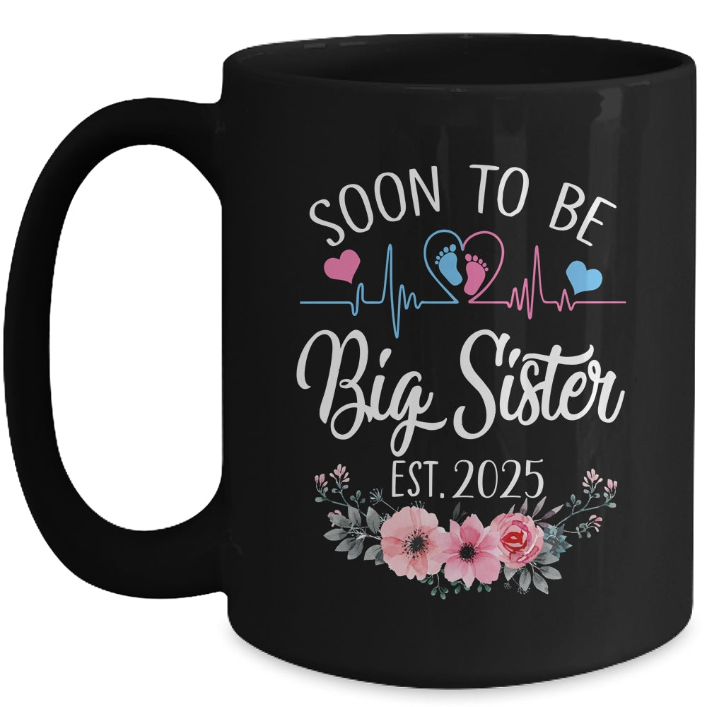 Soon To Be Sister 2025 First Time Pregnancy Announcement Mug | siriusteestore
