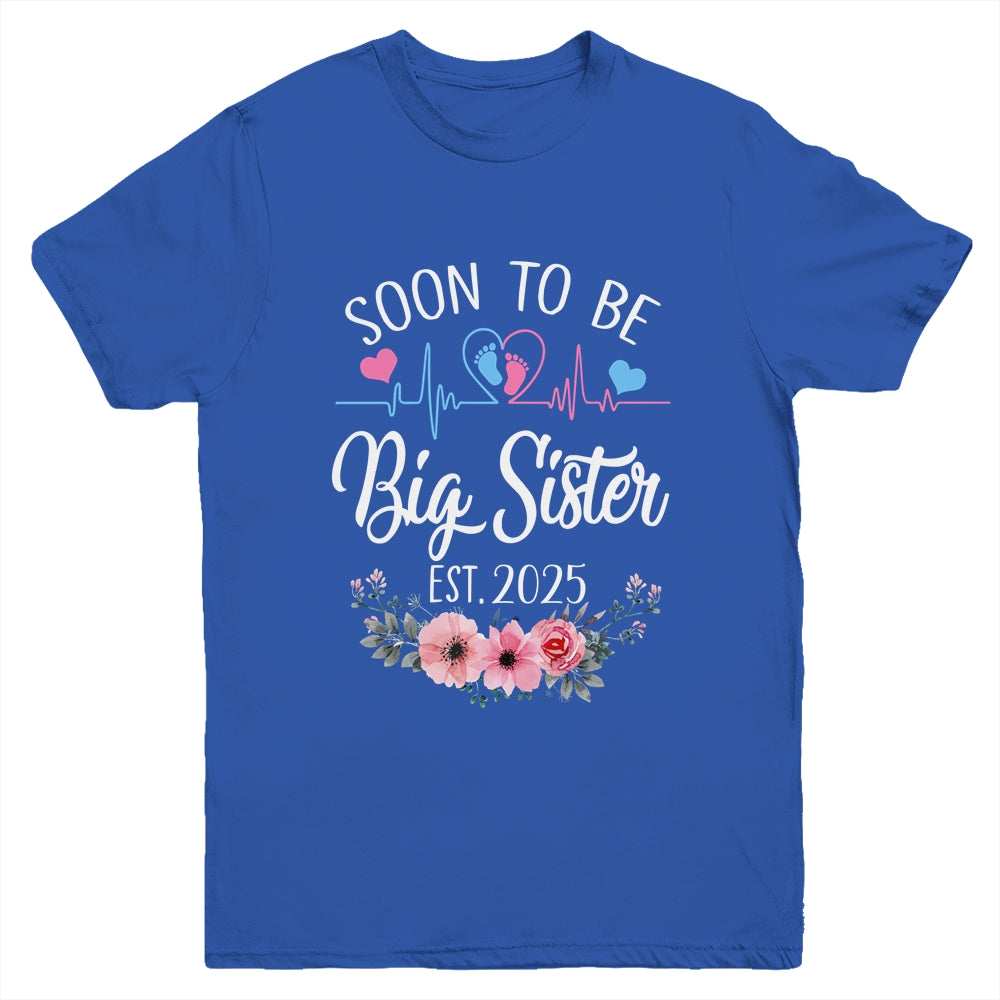 Soon To Be Sister 2025 First Time Pregnancy Announcement Youth Shirt | siriusteestore