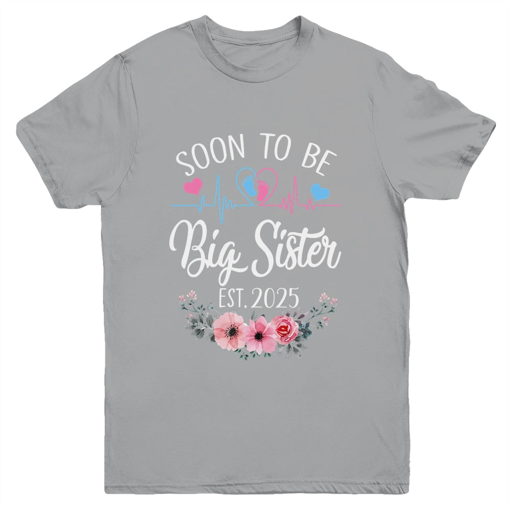 Soon To Be Sister 2025 First Time Pregnancy Announcement Youth Shirt | siriusteestore