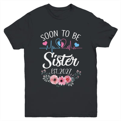Soon To Be Sister 2027 First Time Pregnancy Announcement Youth Shirt | siriusteestore