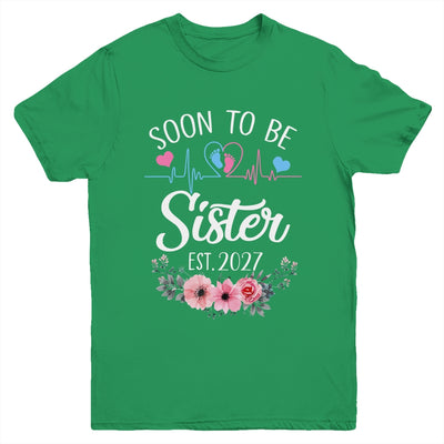 Soon To Be Sister 2027 First Time Pregnancy Announcement Youth Shirt | siriusteestore