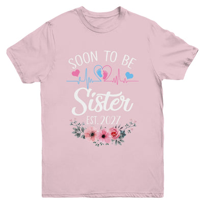 Soon To Be Sister 2027 First Time Pregnancy Announcement Youth Shirt | siriusteestore