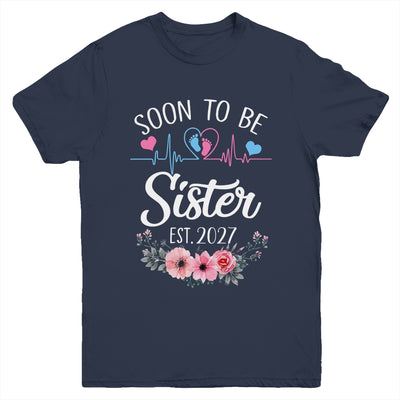 Soon To Be Sister 2027 First Time Pregnancy Announcement Youth Shirt | siriusteestore