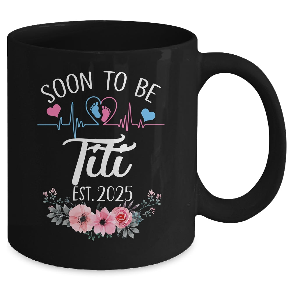 Soon To Be Titi 2025 First Time Pregnancy Announcement Mug | siriusteestore