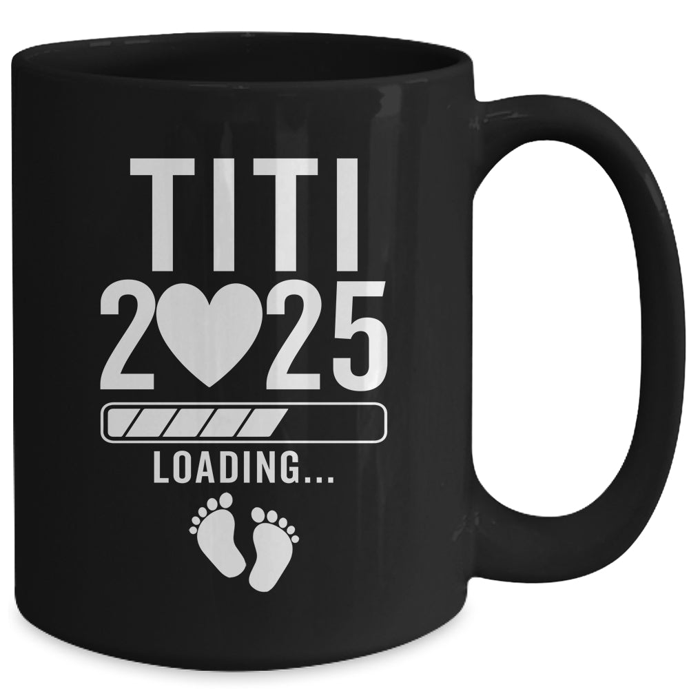 Soon To Be Titi 2025 Pregnancy Announcement Loading Mug | siriusteestore
