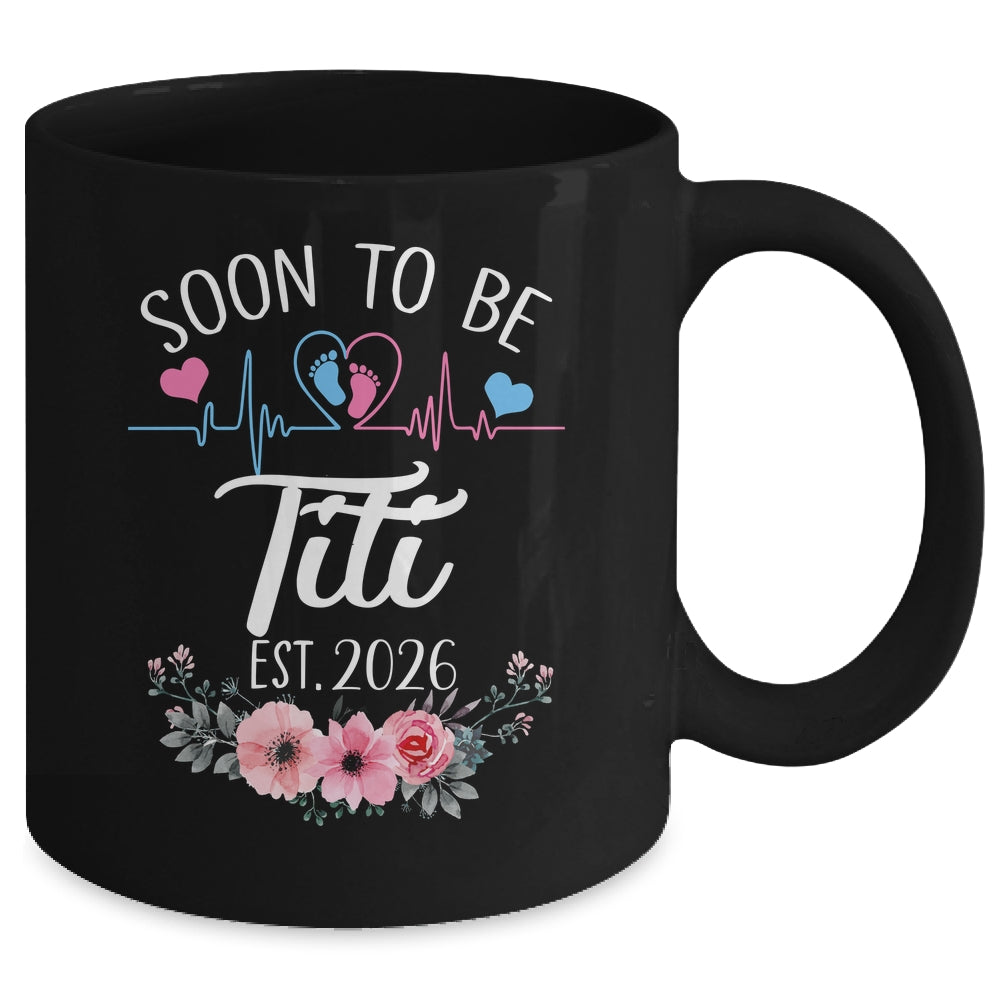 Soon To Be Titi 2026 First Time Pregnancy Announcement Mug | siriusteestore
