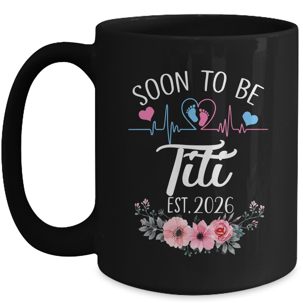 Soon To Be Titi 2026 First Time Pregnancy Announcement Mug | siriusteestore