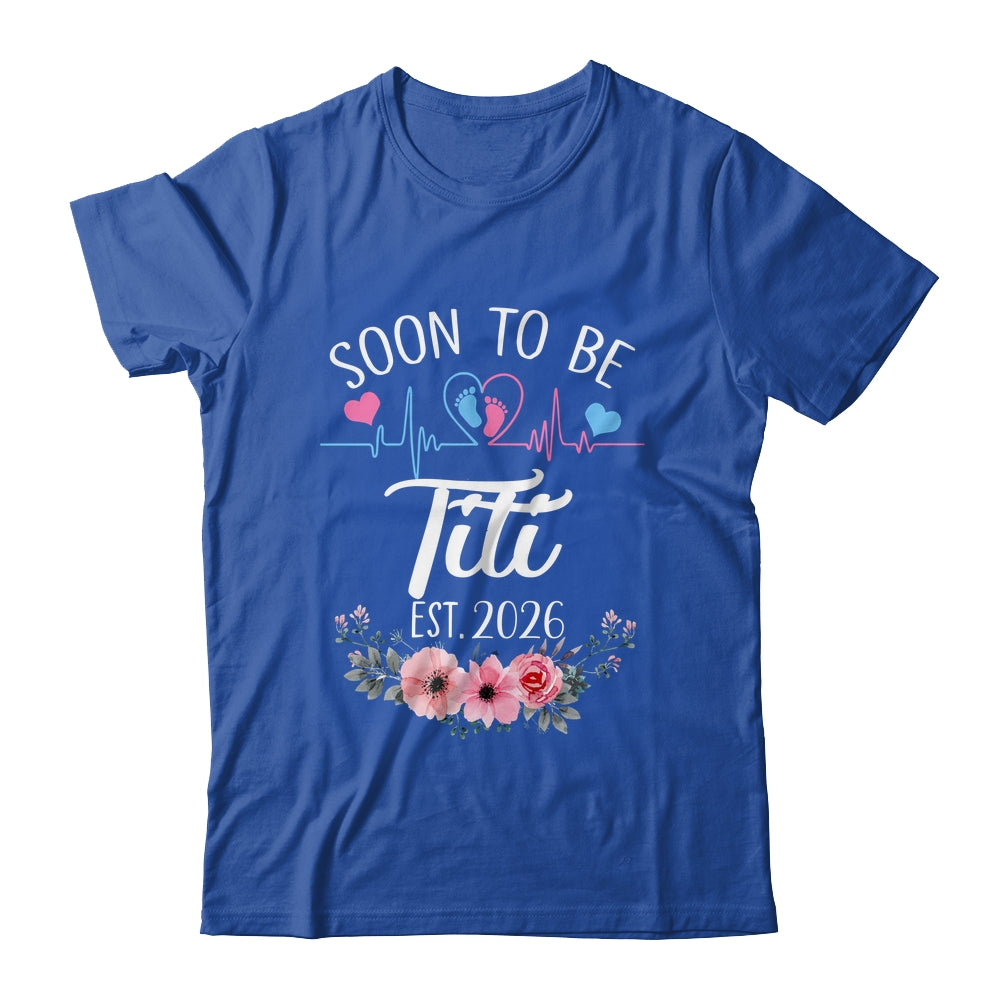 Soon To Be Titi 2026 First Time Pregnancy Announcement Shirt & Tank Top | siriusteestore