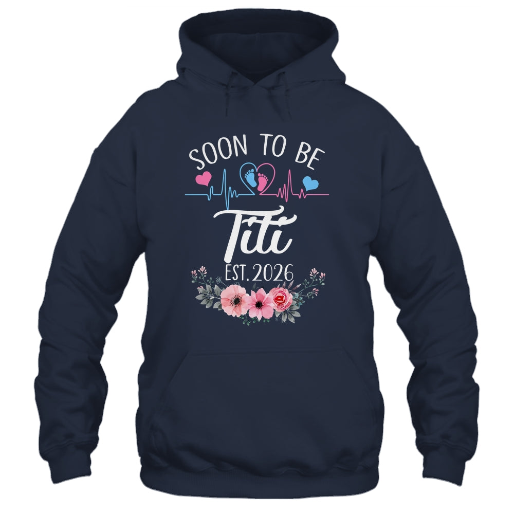 Soon To Be Titi 2026 First Time Pregnancy Announcement Shirt & Tank Top | siriusteestore