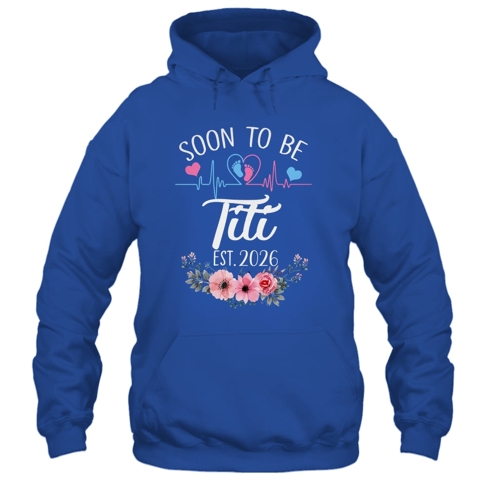 Soon To Be Titi 2026 First Time Pregnancy Announcement Shirt & Tank Top | siriusteestore