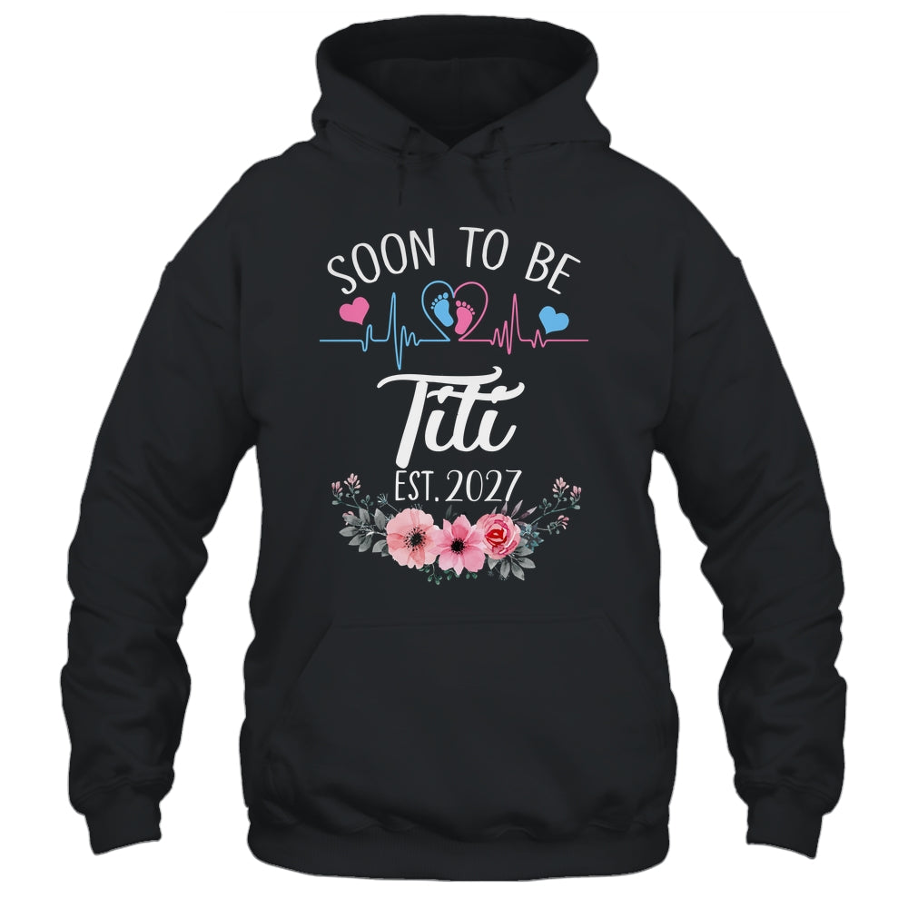 Soon To Be Titi 2027 First Time Pregnancy Announcement Shirt & Tank Top | siriusteestore