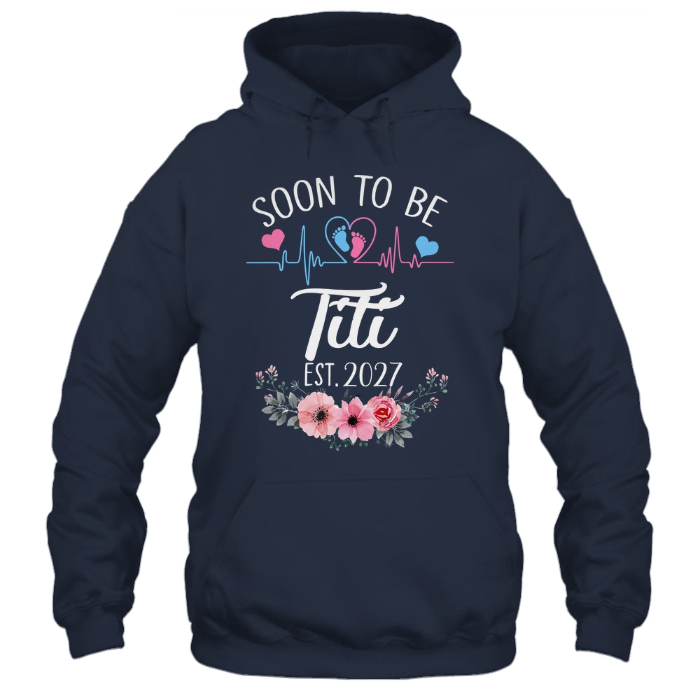 Soon To Be Titi 2027 First Time Pregnancy Announcement Shirt & Tank Top | siriusteestore