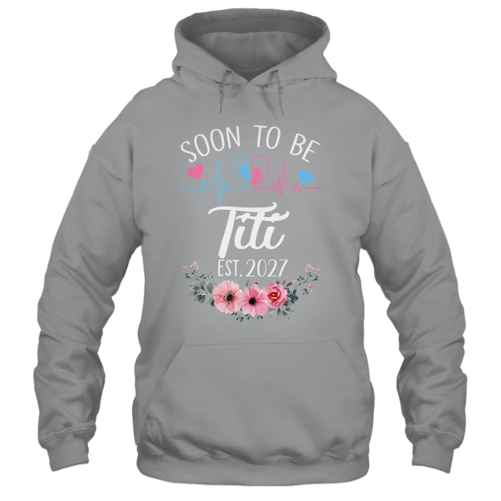Soon To Be Titi 2027 First Time Pregnancy Announcement Shirt & Tank Top | siriusteestore