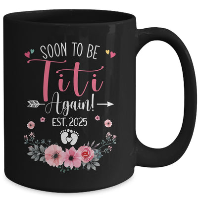Soon To Be Titi Again Est 2025 Mothers Day Mug | siriusteestore