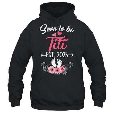 Soon To Be Titi Est 2025 Mothers Day First Time Titi Shirt & Tank Top | siriusteestore