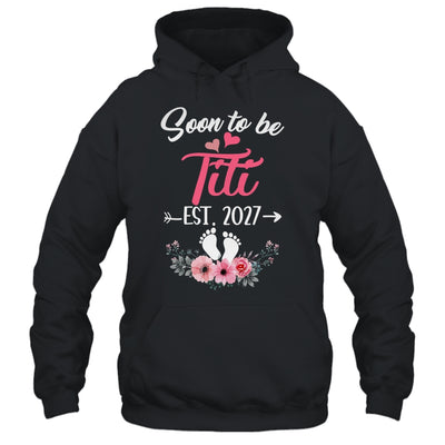 Soon To Be Titi Est 2027 Mothers Day First Time Titi Shirt & Tank Top | siriusteestore