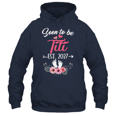 Soon To Be Titi Est 2027 Mothers Day First Time Titi Shirt & Tank Top | siriusteestore