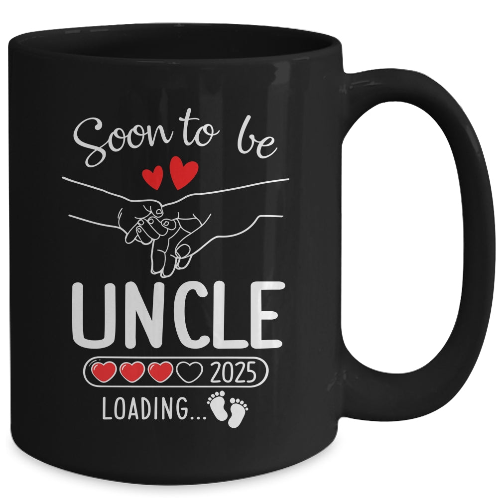 Soon To Be Uncle 2025 Loading Pregnancy Announcement Uncle Mug | siriusteestore