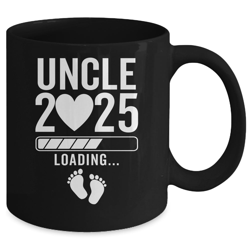 Soon To Be Uncle 2025 Pregnancy Announcement Loading Mug | siriusteestore