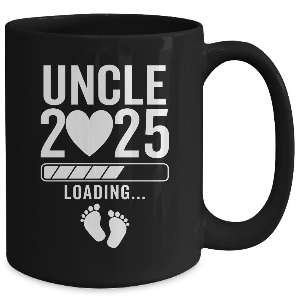 Soon To Be Uncle 2025 Pregnancy Announcement Loading Mug | siriusteestore
