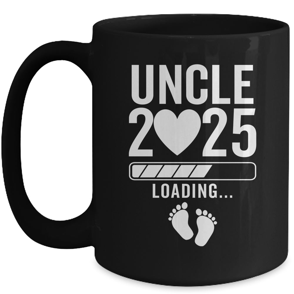Soon To Be Uncle 2025 Pregnancy Announcement Loading Mug | siriusteestore