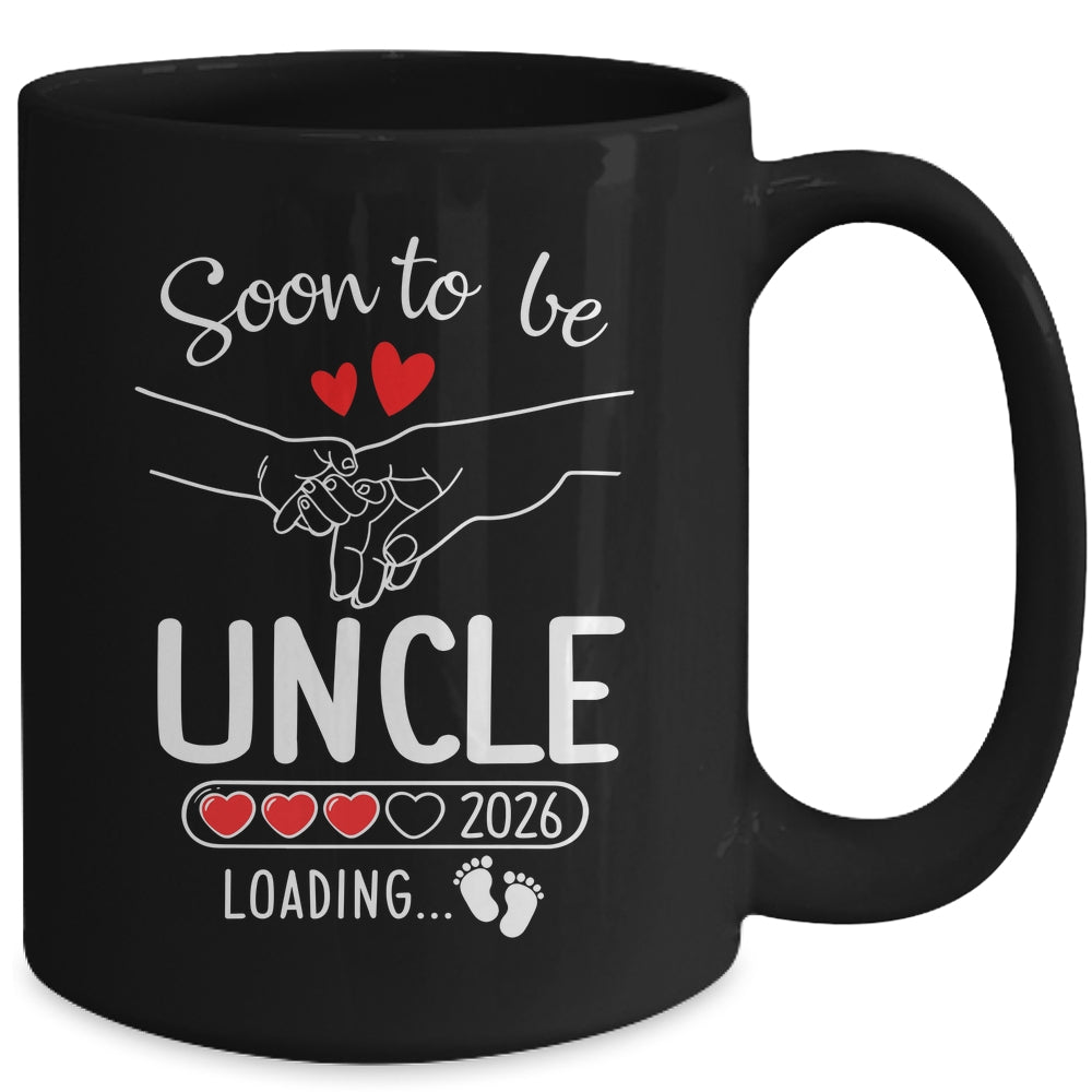 Soon To Be Uncle 2026 Loading Pregnancy Announcement Uncle Mug | siriusteestore