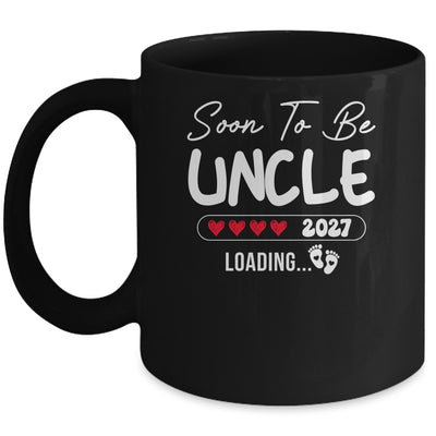 Soon To Be Uncle 2027 Loading Promoted To Uncle Est 2027 Mug | siriusteestore