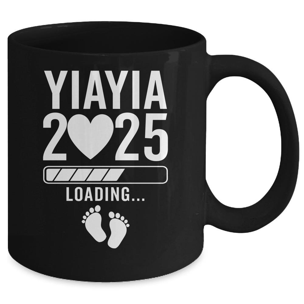 Soon To Be Yiayia 2025 Pregnancy Announcement Loading Mug | siriusteestore