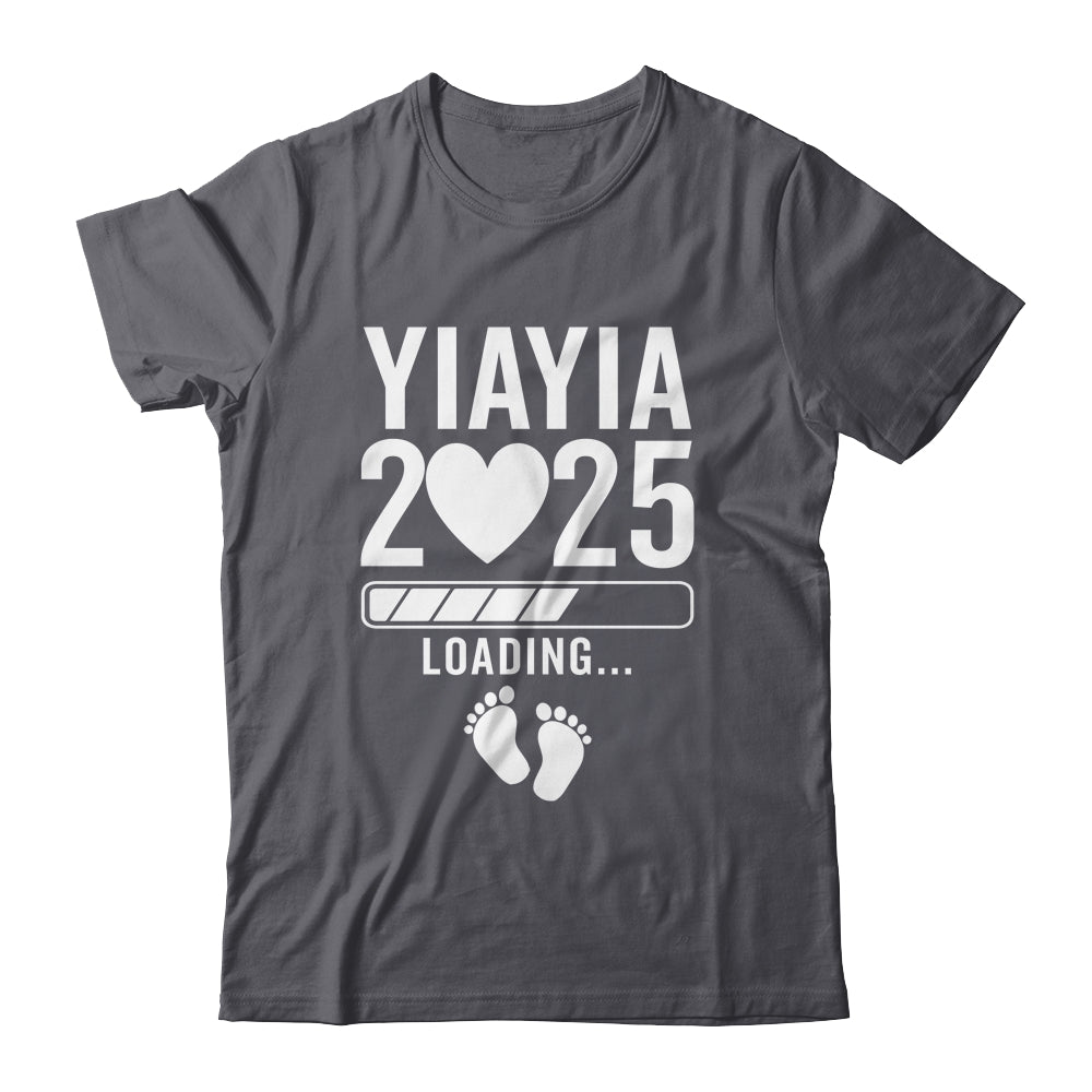 Soon To Be Yiayia 2025 Pregnancy Announcement Loading Shirt & Tank Top | siriusteestore