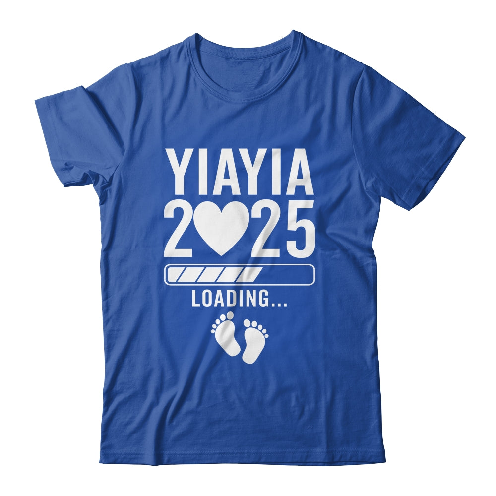 Soon To Be Yiayia 2025 Pregnancy Announcement Loading Shirt & Tank Top | siriusteestore