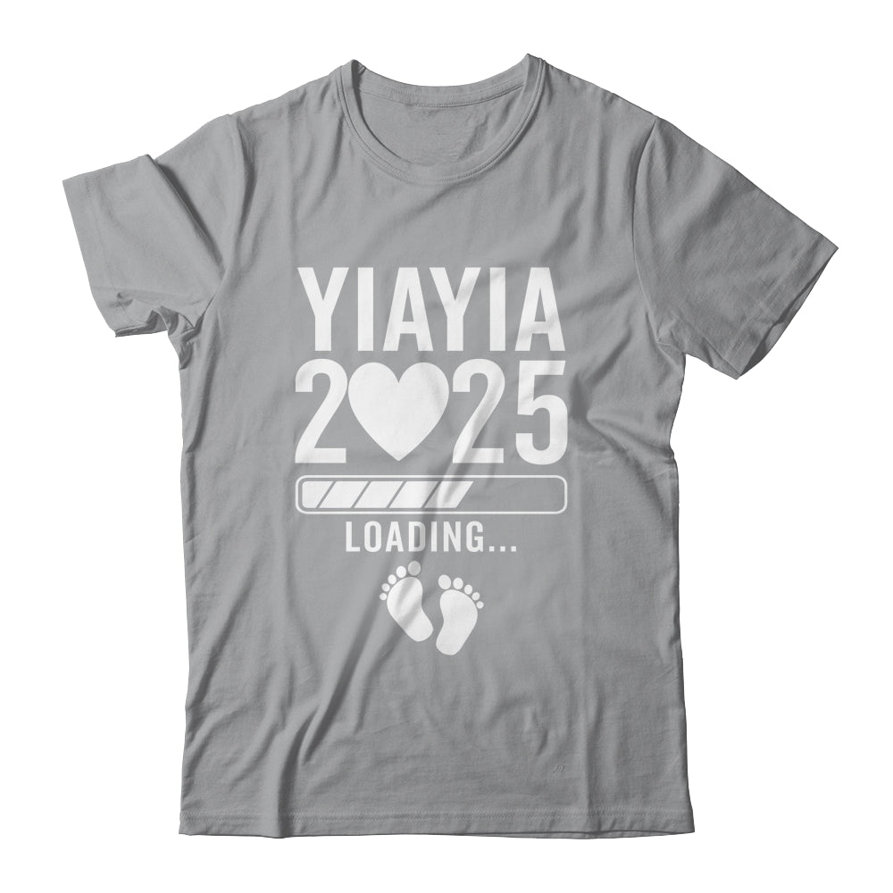 Soon To Be Yiayia 2025 Pregnancy Announcement Loading Shirt & Tank Top | siriusteestore