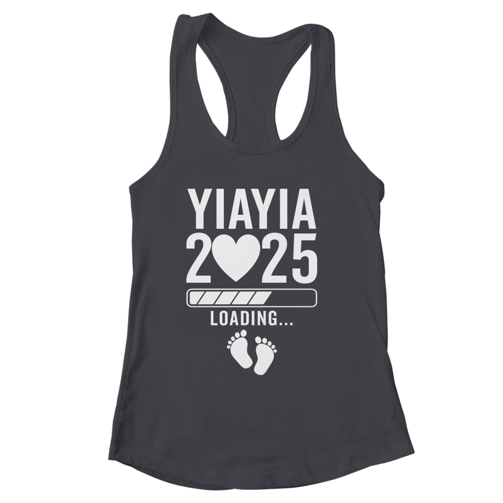 Soon To Be Yiayia 2025 Pregnancy Announcement Loading Shirt & Tank Top | siriusteestore