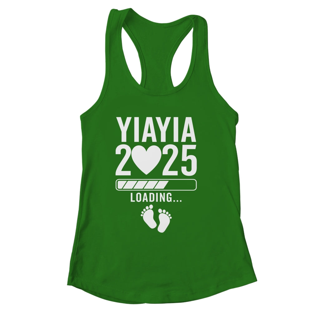 Soon To Be Yiayia 2025 Pregnancy Announcement Loading Shirt & Tank Top | siriusteestore