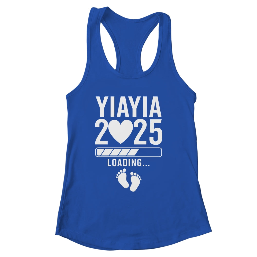 Soon To Be Yiayia 2025 Pregnancy Announcement Loading Shirt & Tank Top | siriusteestore