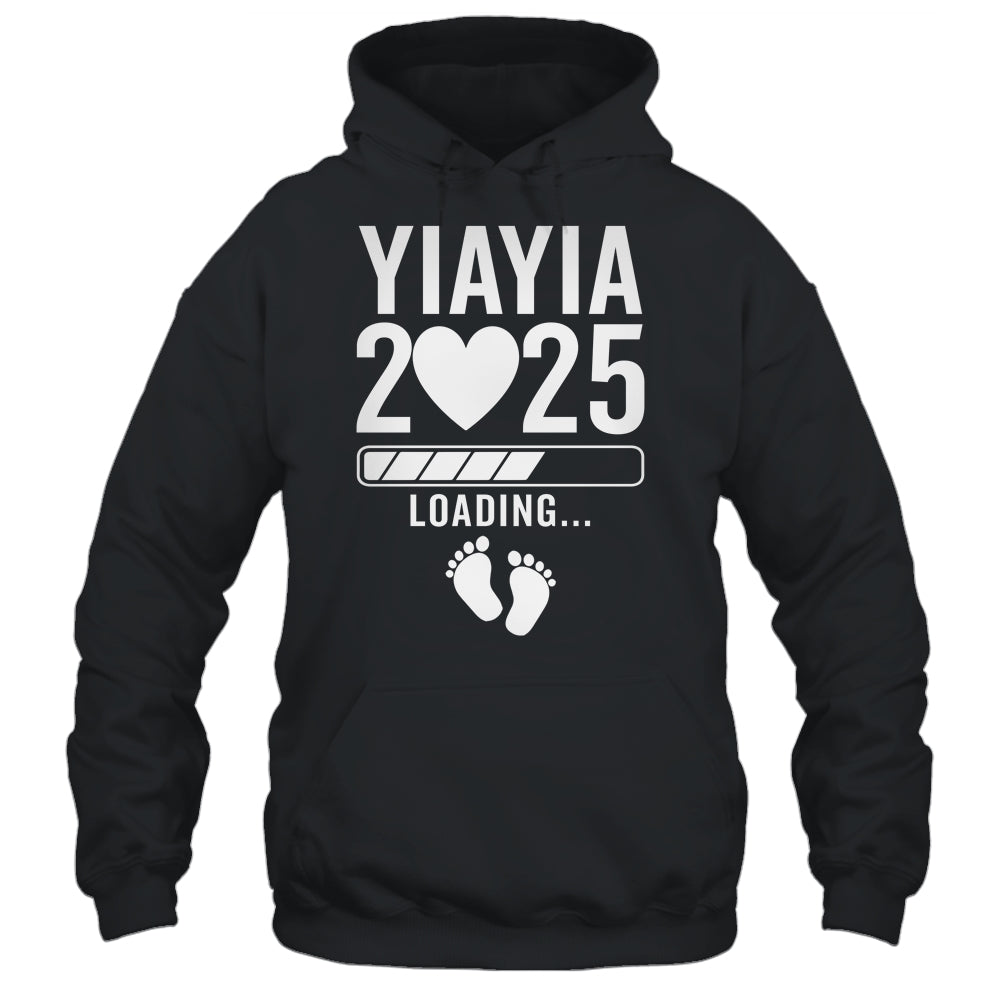 Soon To Be Yiayia 2025 Pregnancy Announcement Loading Shirt & Tank Top | siriusteestore