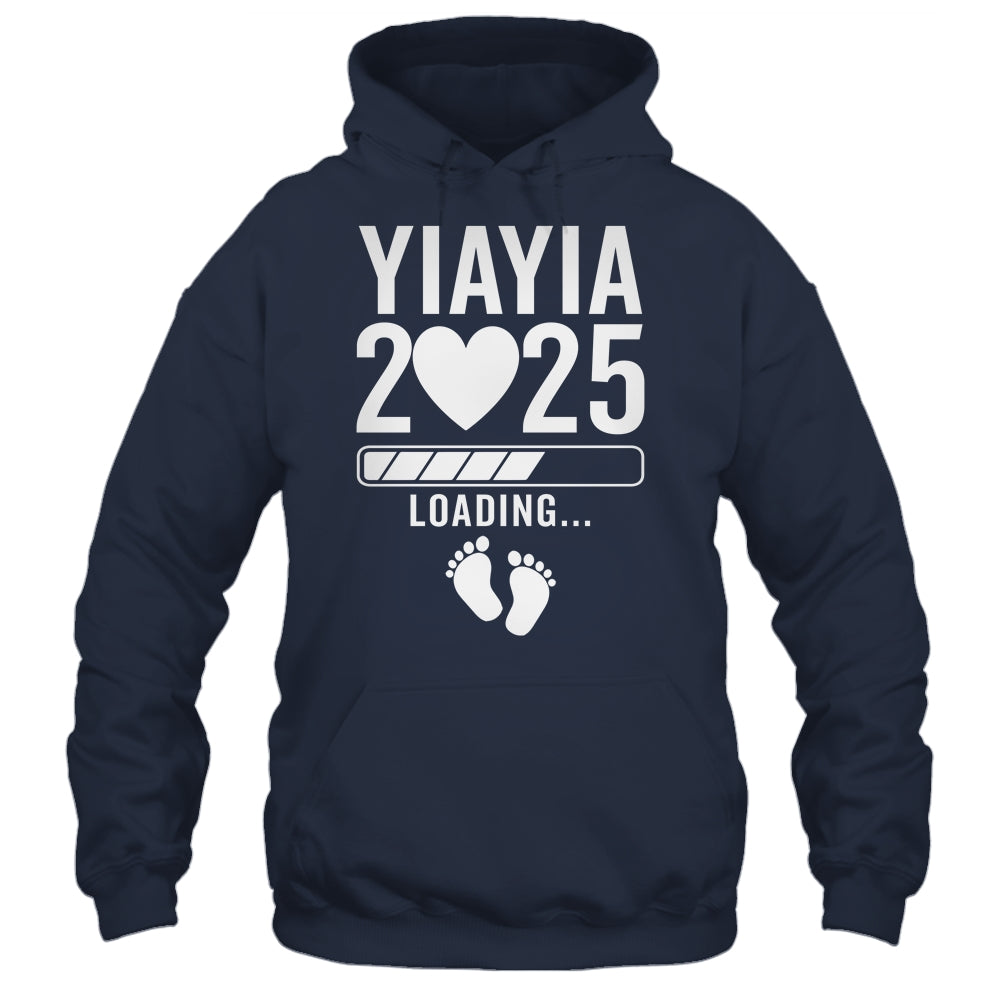 Soon To Be Yiayia 2025 Pregnancy Announcement Loading Shirt & Tank Top | siriusteestore