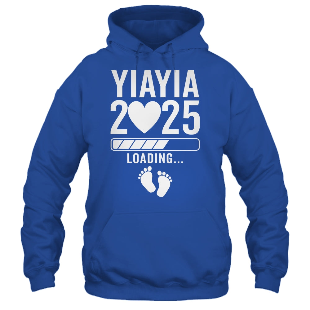 Soon To Be Yiayia 2025 Pregnancy Announcement Loading Shirt & Tank Top | siriusteestore