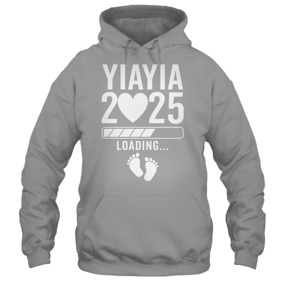 Soon To Be Yiayia 2025 Pregnancy Announcement Loading Shirt & Tank Top | siriusteestore