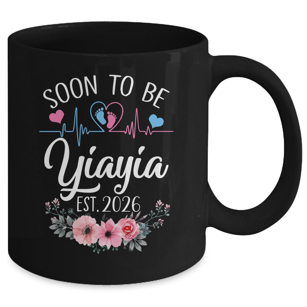 Soon To Be Yiayia 2026 First Time Pregnancy Announcement Mug | siriusteestore