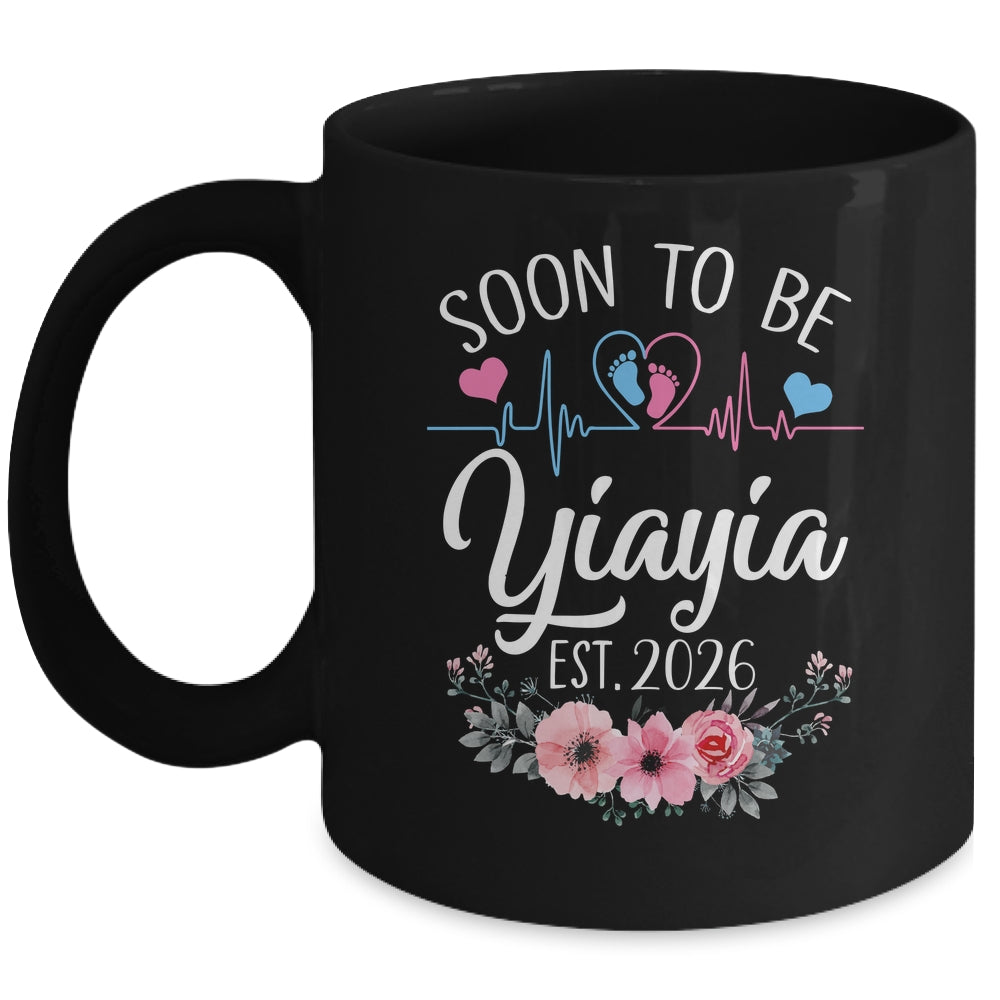 Soon To Be Yiayia 2026 First Time Pregnancy Announcement Mug | siriusteestore