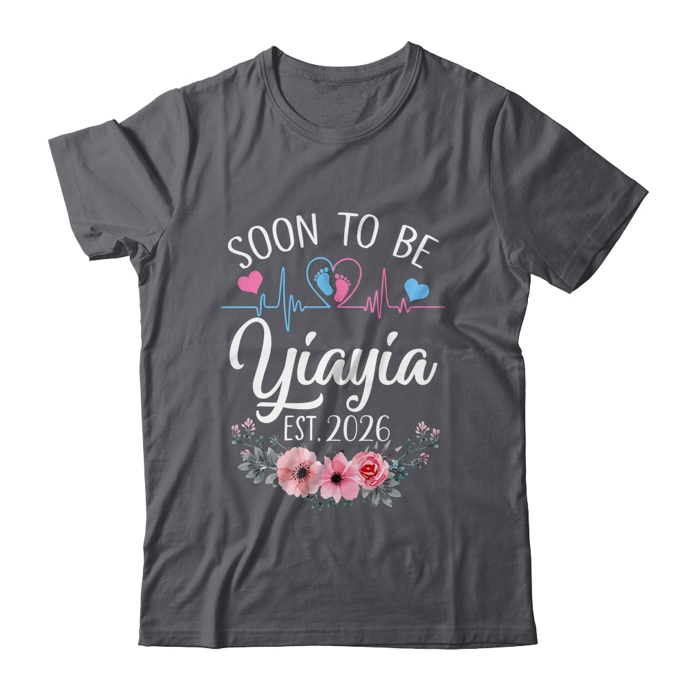 Soon To Be Yiayia 2026 First Time Pregnancy Announcement Shirt & Tank Top | siriusteestore