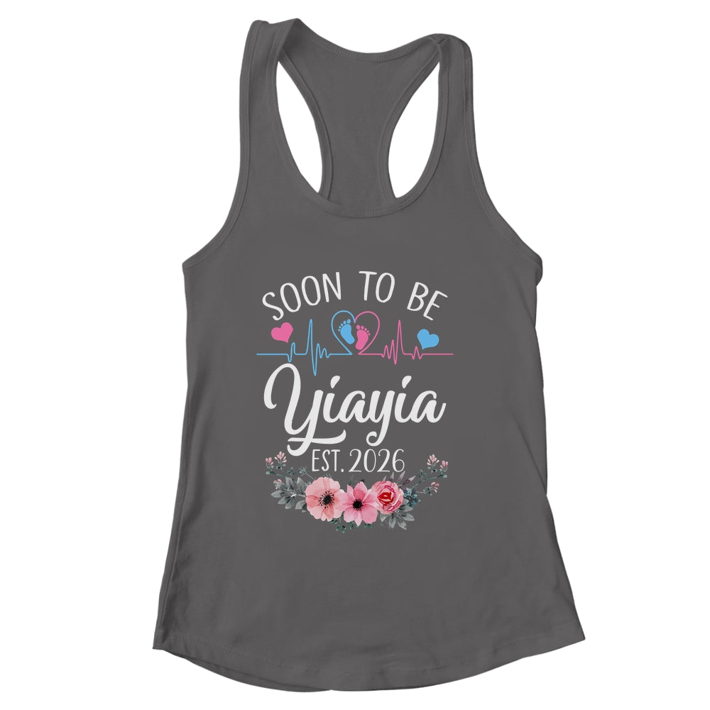 Soon To Be Yiayia 2026 First Time Pregnancy Announcement Shirt & Tank Top | siriusteestore