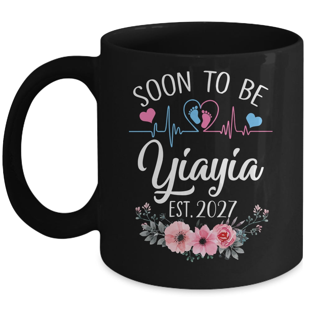 Soon To Be Yiayia 2027 First Time Pregnancy Announcement Mug | siriusteestore