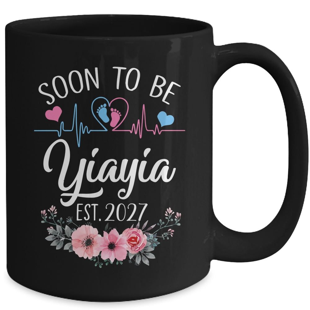 Soon To Be Yiayia 2027 First Time Pregnancy Announcement Mug | siriusteestore