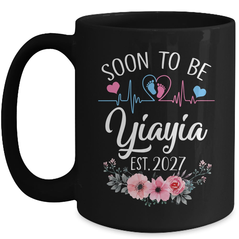 Soon To Be Yiayia 2027 First Time Pregnancy Announcement Mug | siriusteestore