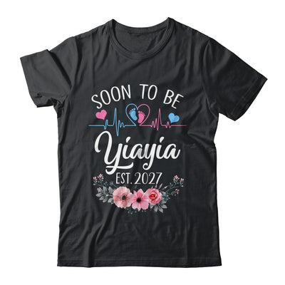 Soon To Be Yiayia 2027 First Time Pregnancy Announcement Shirt & Tank Top | siriusteestore