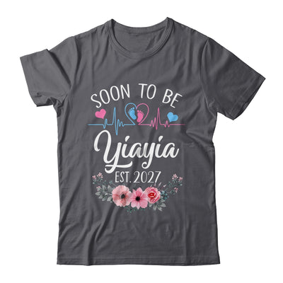 Soon To Be Yiayia 2027 First Time Pregnancy Announcement Shirt & Tank Top | siriusteestore