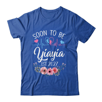 Soon To Be Yiayia 2027 First Time Pregnancy Announcement Shirt & Tank Top | siriusteestore