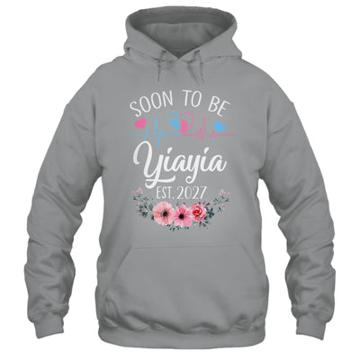 Soon To Be Yiayia 2027 First Time Pregnancy Announcement Shirt & Tank Top | siriusteestore